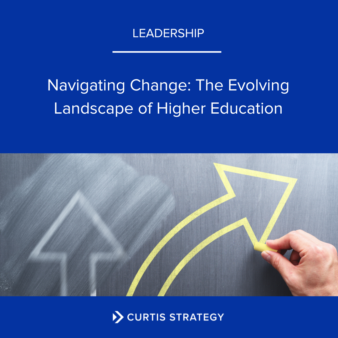 Navigating change in higher education